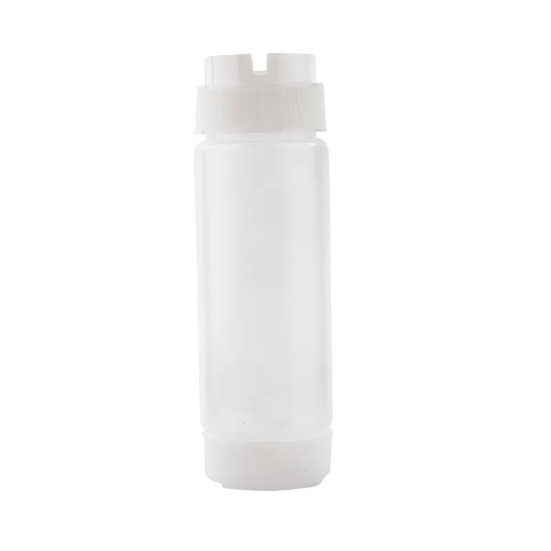 Bottle 12 OZ 2.25X7.25 IN LDPE Clear Round Dishwasher Safe Squeeze 1/Each