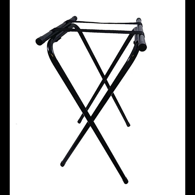 Double Bar Tray Stand 17.25X17.25X29.75 IN Steel Black 1/Each