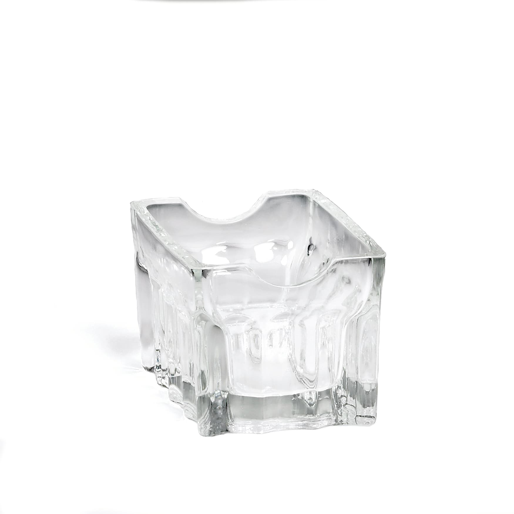 Sugar Packet Holder 3.5X2.5 IN Glass Fluted Dishwasher Safe 12 Count/Case