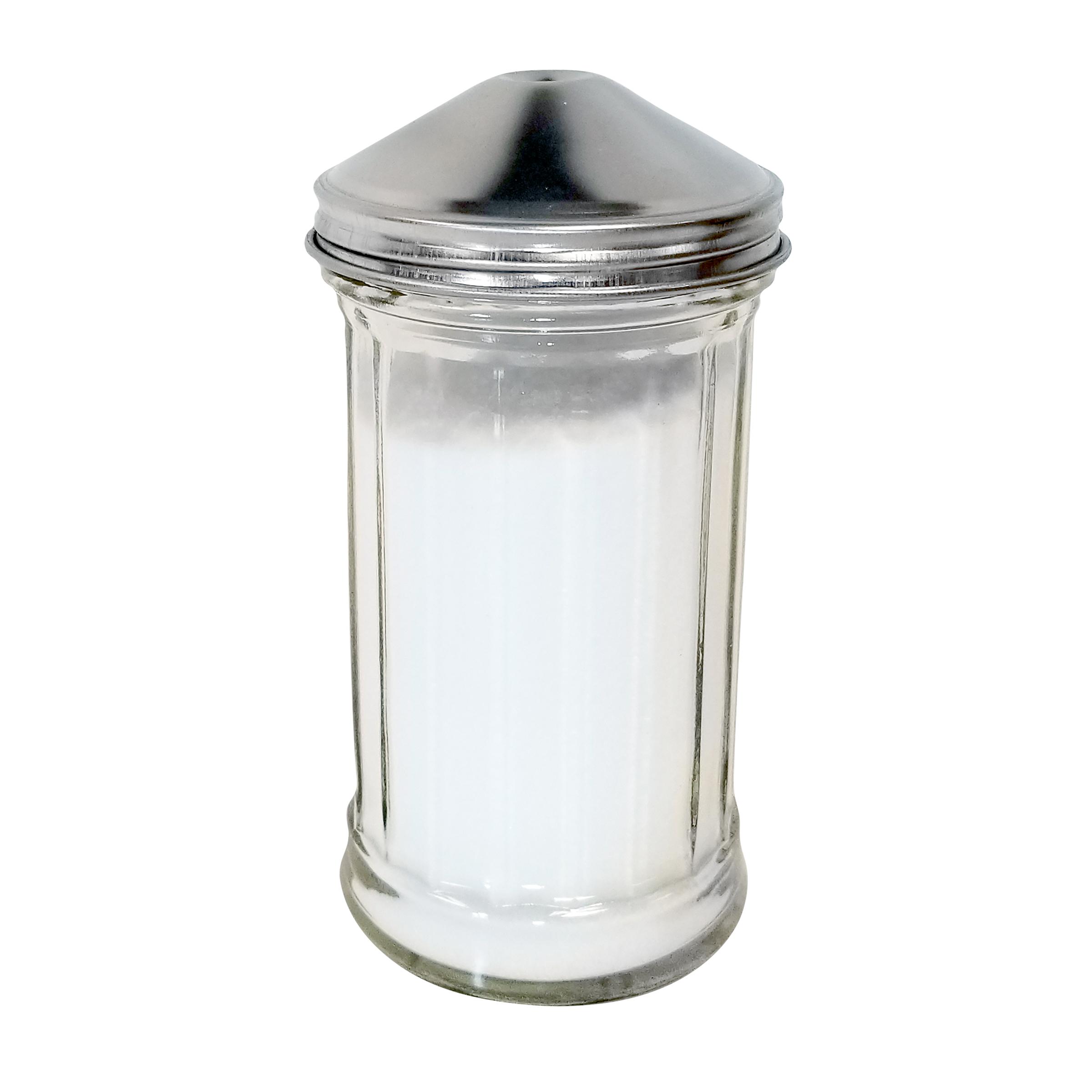 Sugar Shaker 12 OZ PETG Center Hole Top Pour 1/Each