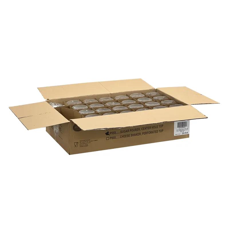 Sugar Shaker 12 OZ PETG Center Hole Top Pour 1/Each