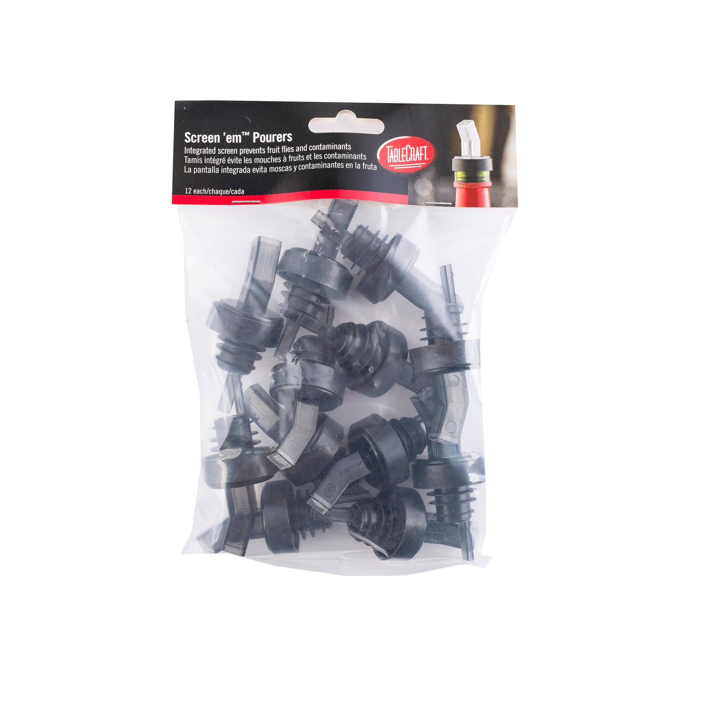 Screen Em™ Liquor Pourer SAN Smoke 12/Pack
