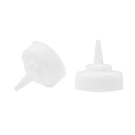 Cap 63MM 2.75X2.5 IN Polypropylene Copolymer (PPC) Natural Round For Bottle Dishwasher Safe Replacement Squeeze 12/Pack