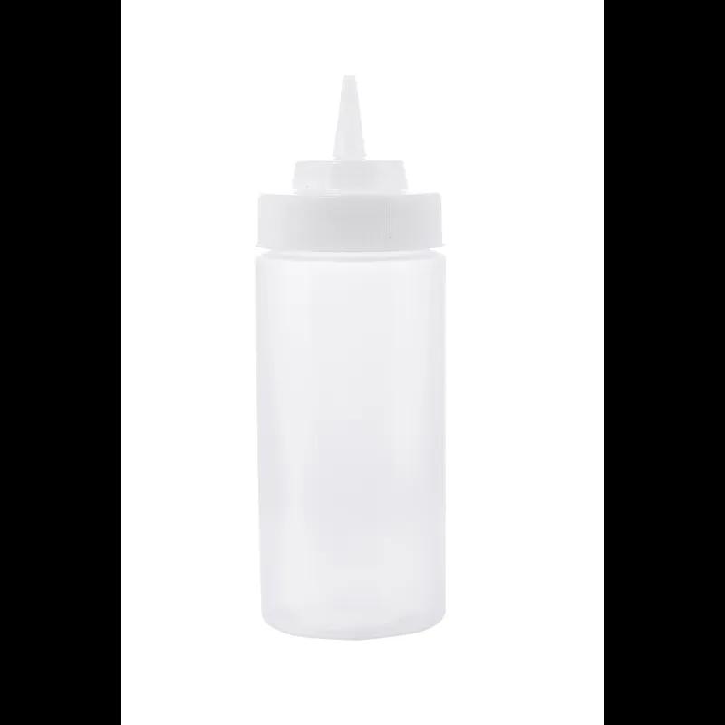 Cap 63MM 2.75X2.5 IN Polypropylene Copolymer (PPC) Natural Round For Bottle Dishwasher Safe Replacement Squeeze 12/Pack