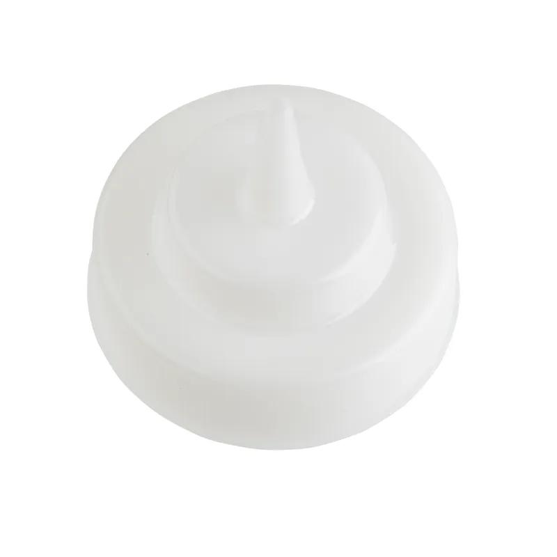 Cap 63MM 2.75X2.5 IN Polypropylene Copolymer (PPC) Natural Round For Bottle Dishwasher Safe Replacement Squeeze 12/Pack