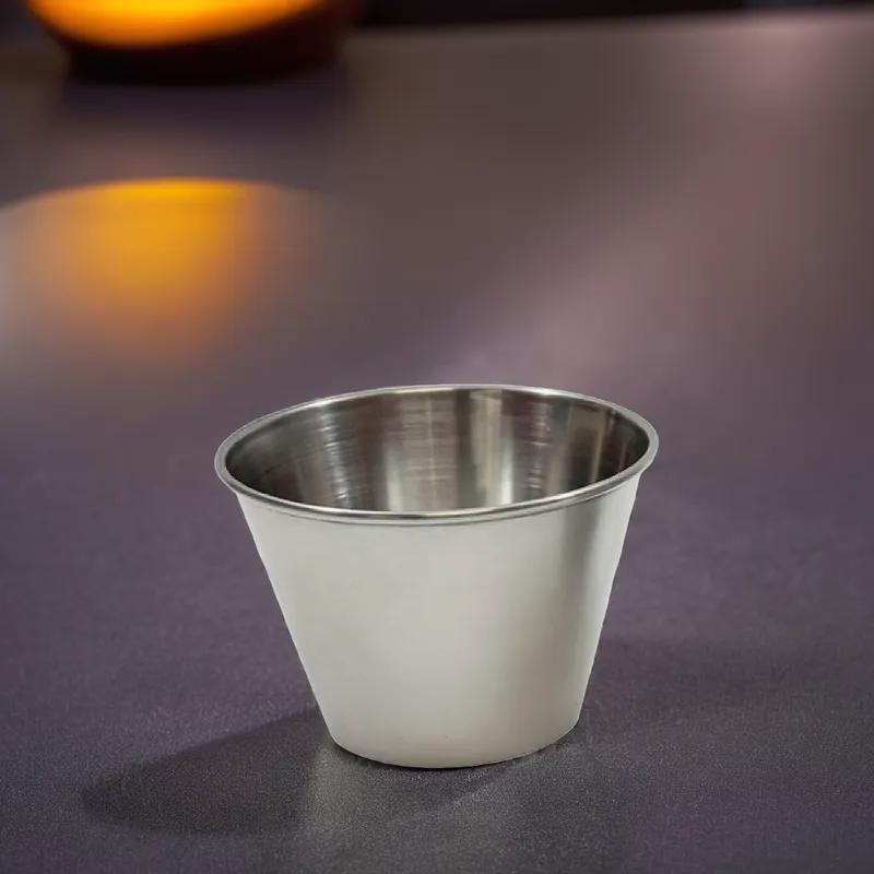 Sauce Cup 3 OZ Stainless Steel (200 Series) 12/Dozen