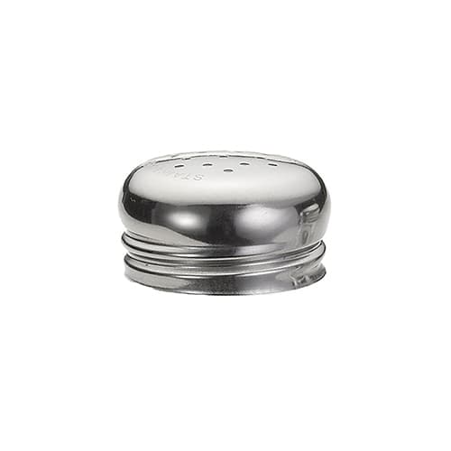 Salt & Pepper Shaker Top 3 OZ 18/0 Stainless Steel Panelled 12/Pack