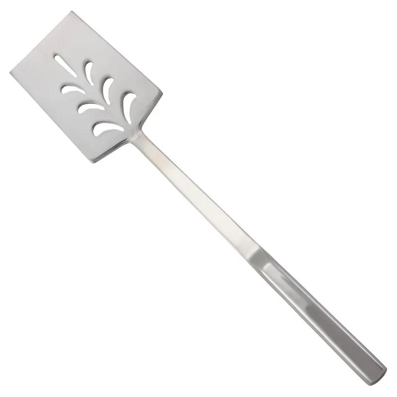 Hamburger Turner 14.38X3.25X0.75 IN Stainless Steel Perforated 1/Each