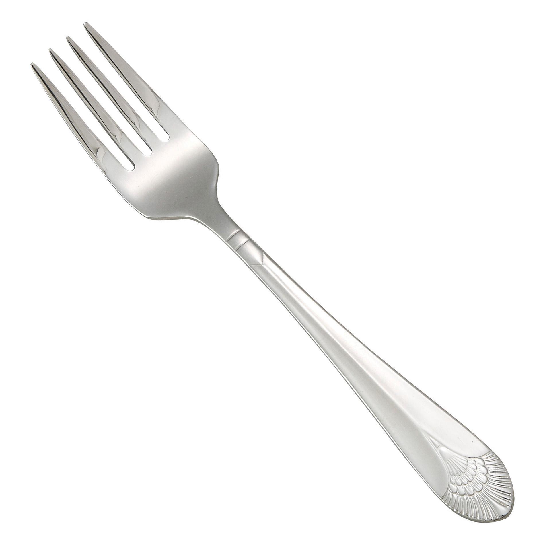 Salad Fork 6.75X1 IN 18/8 Stainless Steel Heavyweight Peacock 12/Pack
