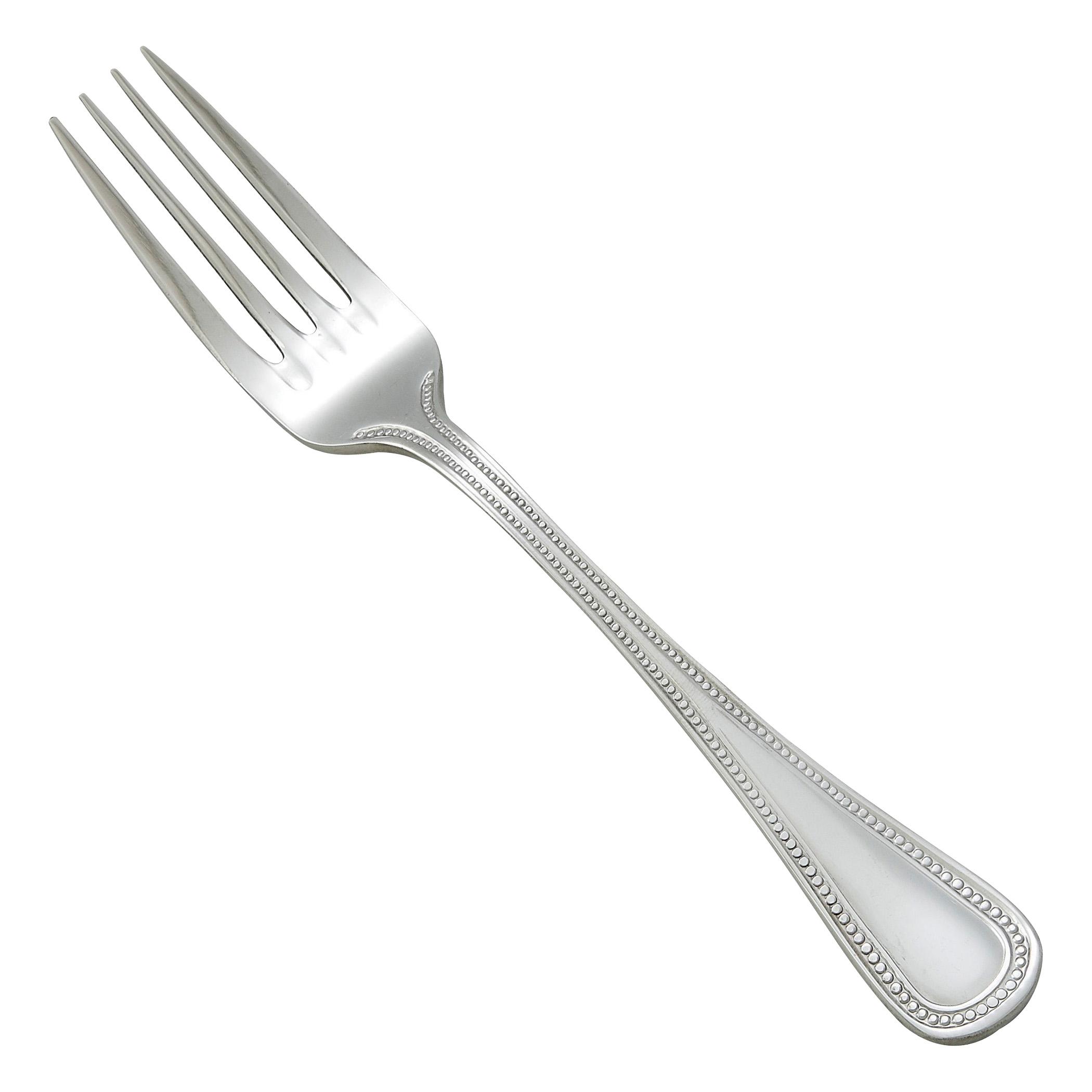 Dinner Fork 7.25X1.125 IN 18/8 Stainless Steel Deluxe Pearl Extra Heavyweight 12/Pack