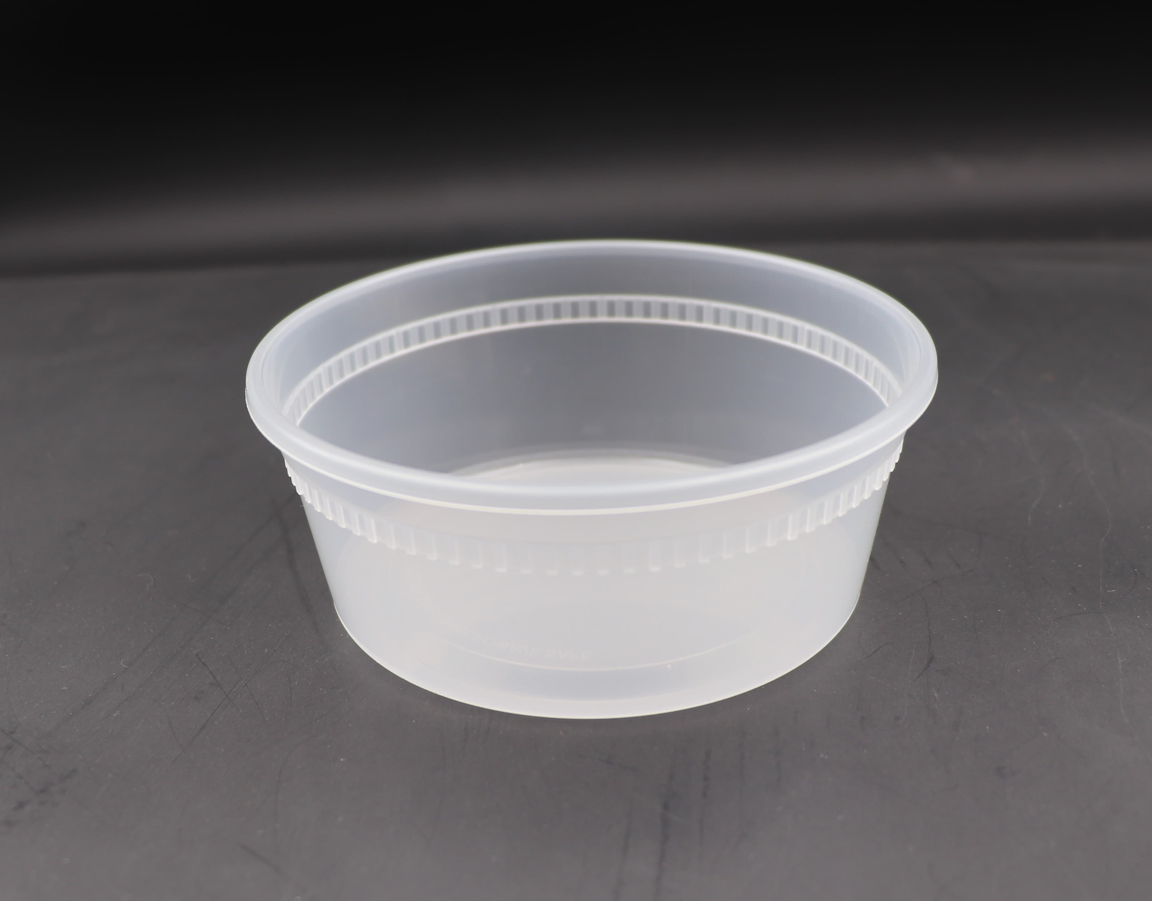 Victoria Bay Deli Container 8 OZ PE Clear Round 480/Case