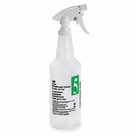 3M Quat Disinfectant Cleaner 5L Spray Bottle & Trigger Sprayer 32 FLOZ PE Clear White 1/Each