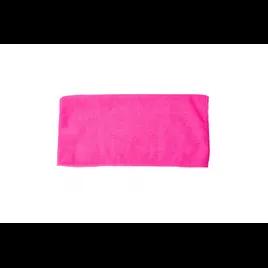 JaniFiber Cleaning Cloth 16X16 IN Standard Microfiber Pink 24/Box