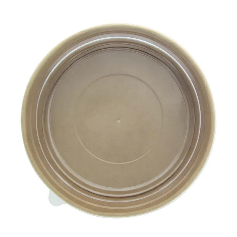 Bucket & Tub With PP Lid 40 OZ Paper Kraft Round 25 Count/Pack 8 Packs/Case 200 Count/Case