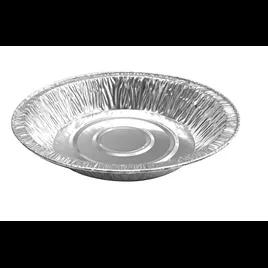 Victoria Bay Pie Pan 6X1 IN Aluminum Silver Round Deep Freezer Safe 100 Count/Pack 10 Packs/Case 1000 Count/Case