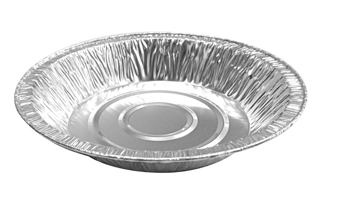 Victoria Bay Pie Pan 6X1 IN Aluminum Silver Round Deep Freezer Safe 100 Count/Pack 10 Packs/Case 1000 Count/Case