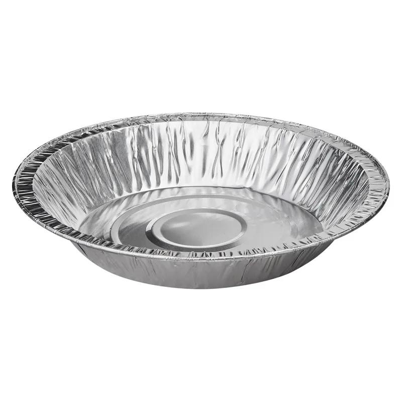 Victoria Bay Pie Pan 6X1 IN Aluminum Silver Round Deep Freezer Safe 100 Count/Pack 10 Packs/Case 1000 Count/Case