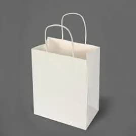 Victoria Bay Bag 8X5X10 IN Paper White With Handle 250/Case