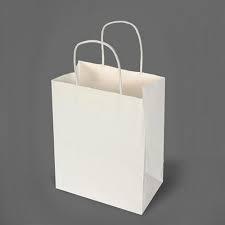 Victoria Bay Bag 8X5X10 IN Paper White With Handle 250/Case