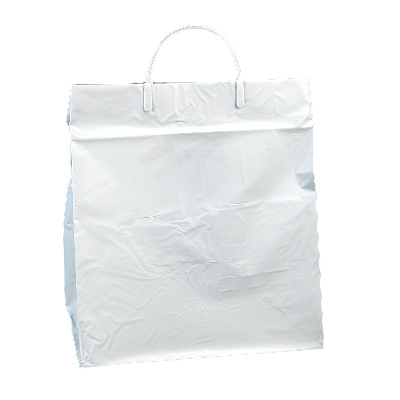 Victoria Bay Bag 12X10X14 IN Heavy Duty White With Rigid Handle Closure Cardboard Bottom 250/Case