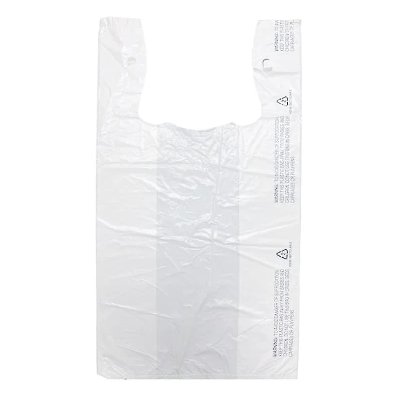 Victoria Bay Bag 12X7X22 IN 8 LB 16MIC Heavy Duty White T-Shirt 480/Case