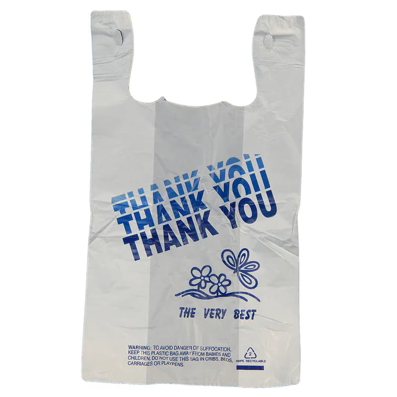 Victoria Bay Bag 12X7X22 IN 16MIC Heavy Duty Thank You T-Shirt 480/Case