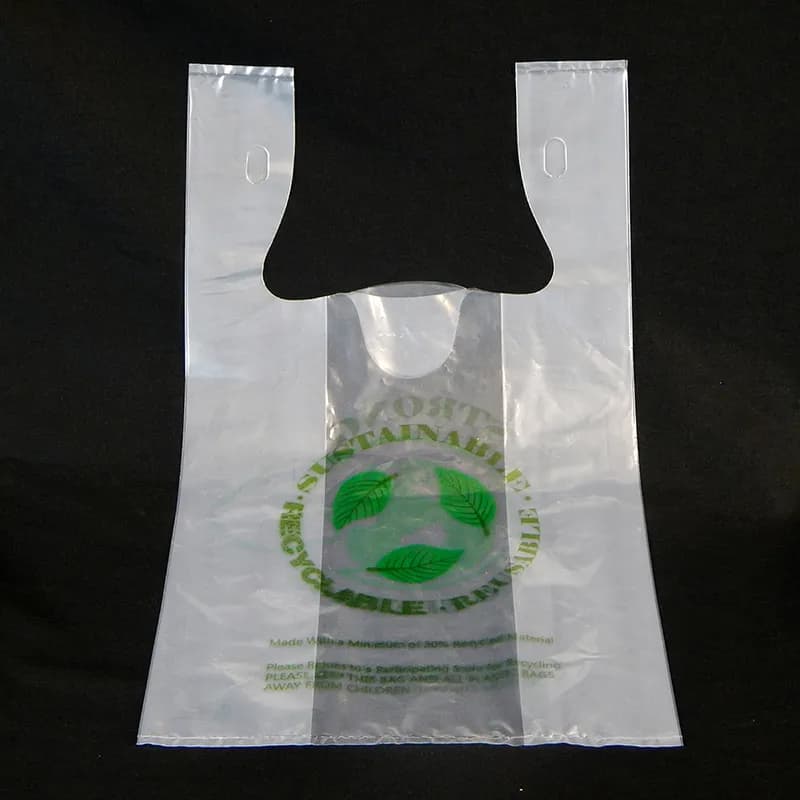 Victoria Bay Bag LDPE 2.25MIL Clear T-Shirt Reusable 200/Case
