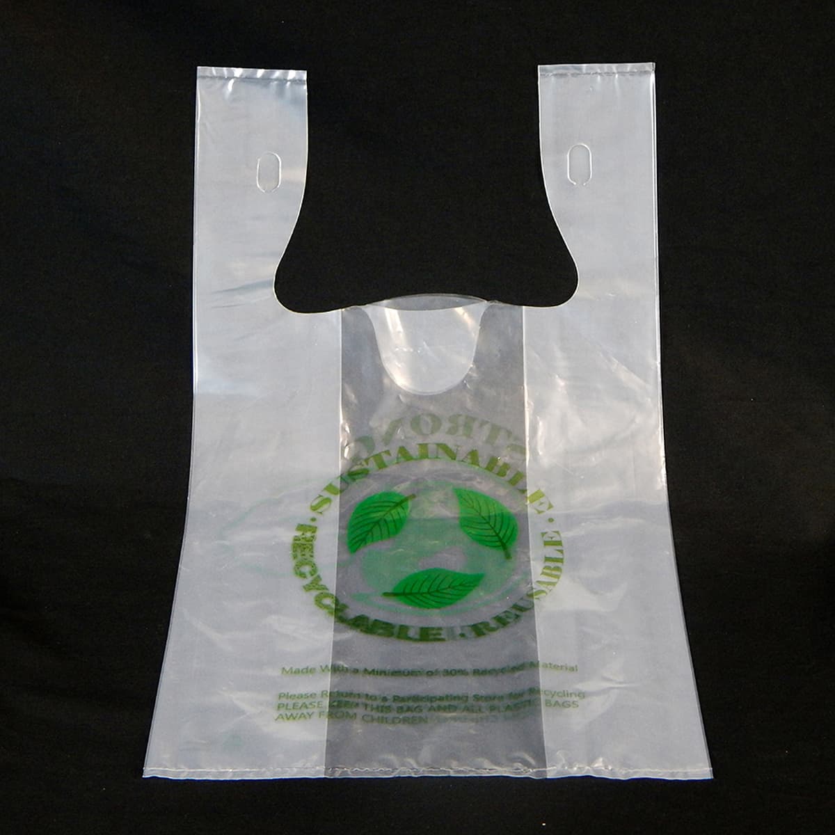Victoria Bay Bag LDPE 2.25MIL Clear T-Shirt Reusable 200/Case