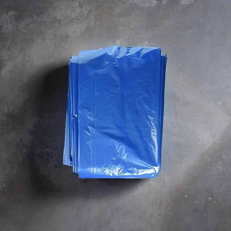 Can Liner 38X46 IN Blue HDPE 14MIC 10 Count/Pack 25 Packs/Case 250 Count/Case