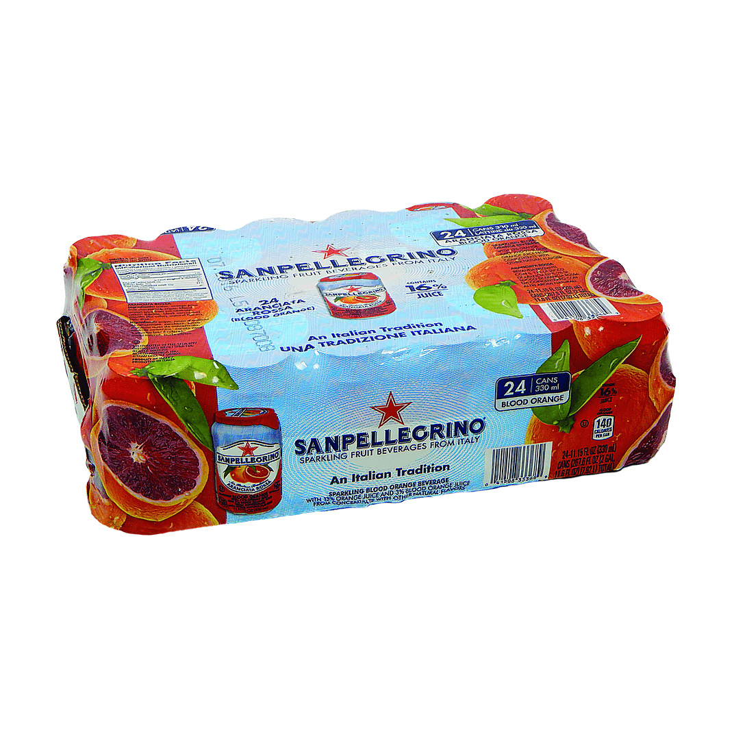 Sanpellegrino® Blood Orange Sparkling Mineral Water 330 mL 24/Case