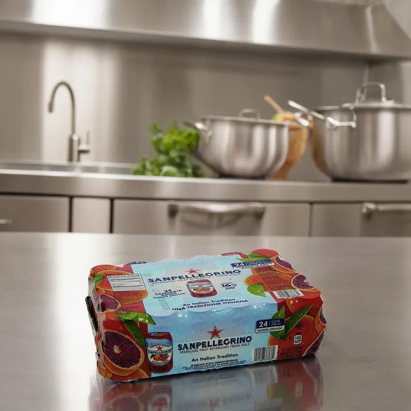 Sanpellegrino® Blood Orange Sparkling Mineral Water 330 mL 24/Case
