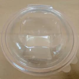 Victoria Bay Bowl & Lid Combo 16 OZ PET Clear Square to Round Hinged 200/Case