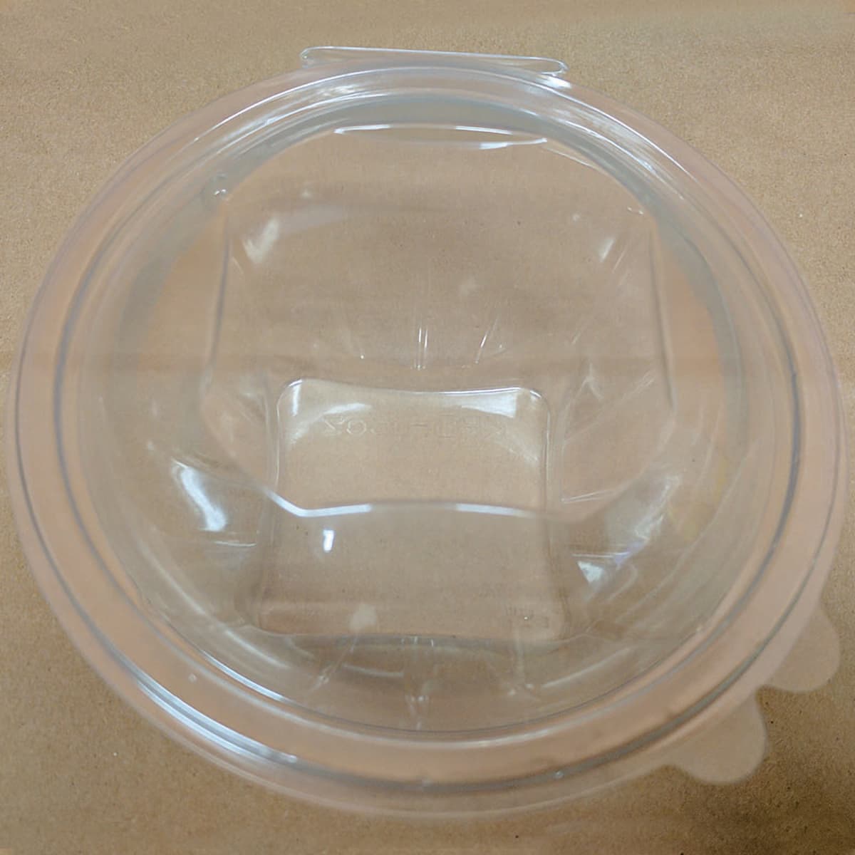 Victoria Bay Bowl & Lid Combo 16 OZ PET Clear Square to Round Hinged 200/Case