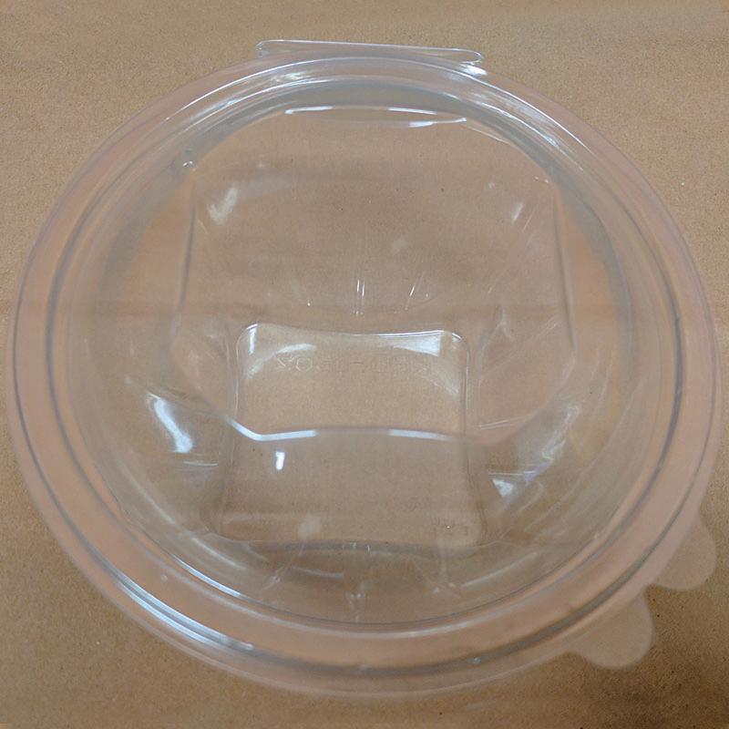 Victoria Bay Bowl & Lid Combo 16 OZ PET Clear Square to Round Hinged 200/Case