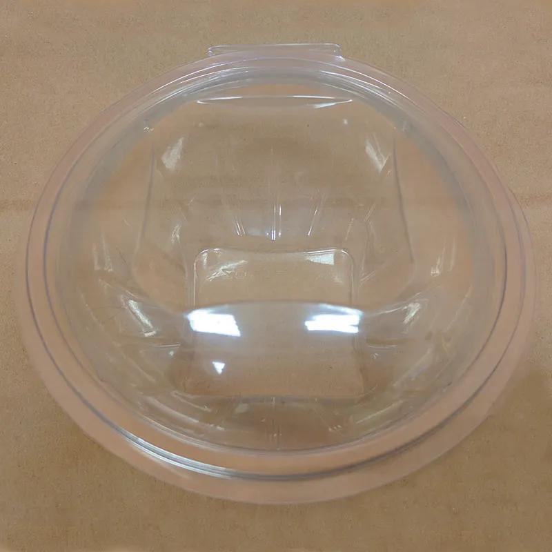 Bowl With Hinged Lid 24 OZ PET Clear Round Square Bottom 200/Case