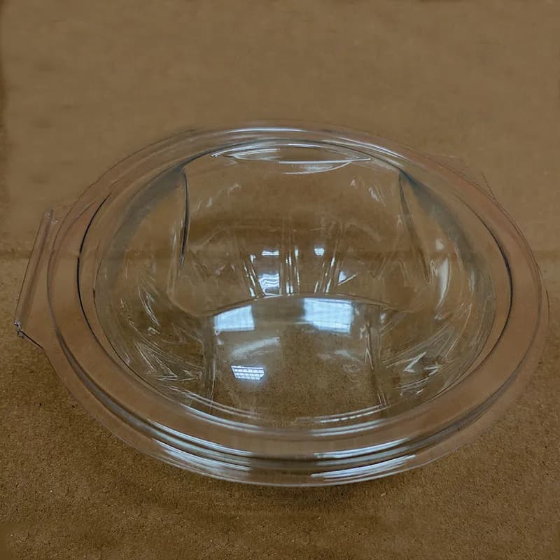 Victoria Bay Bowl & Lid Combo 8 OZ PET Clear Square to Round Hinged 200/Case