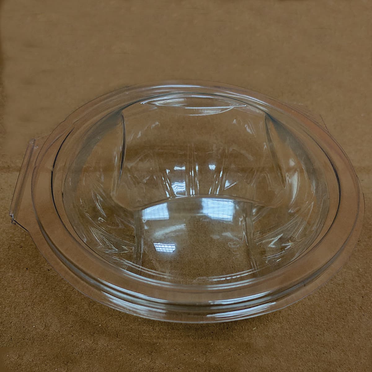 Victoria Bay Bowl & Lid Combo 8 OZ PET Clear Square to Round Hinged 200/Case