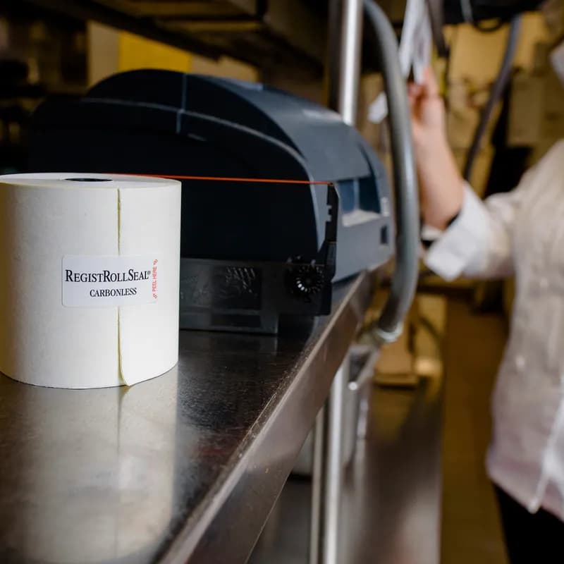 Register Ribbon Black Red 6/Case