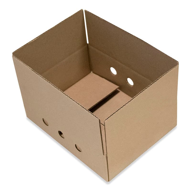 Regular Slotted Container (RSC) 12.5625X9.3125X4 IN Kraft Corrugated Cardboard 1/Each