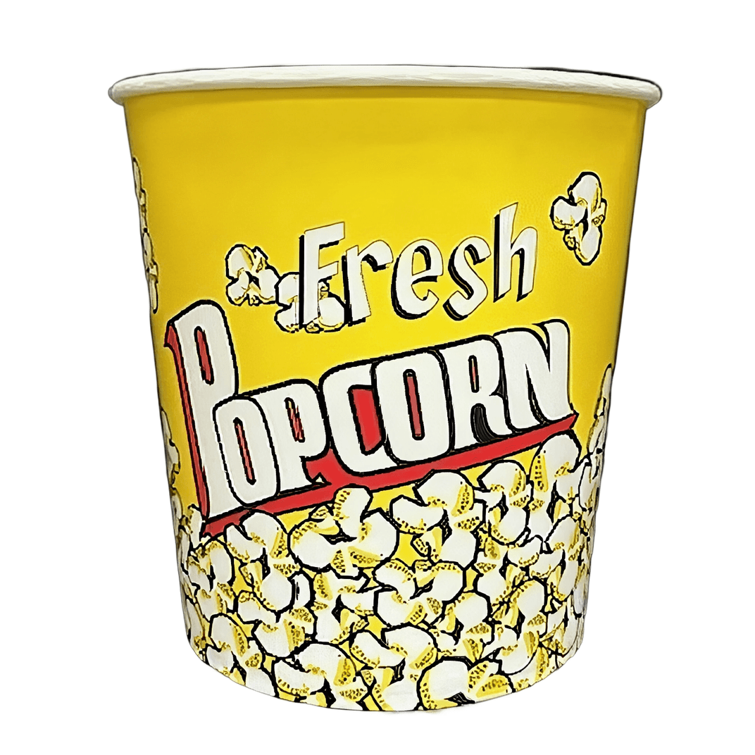 Victoria Bay Popcorn Bucket & Tub 130 OZ Paper Stock Print 150/Case