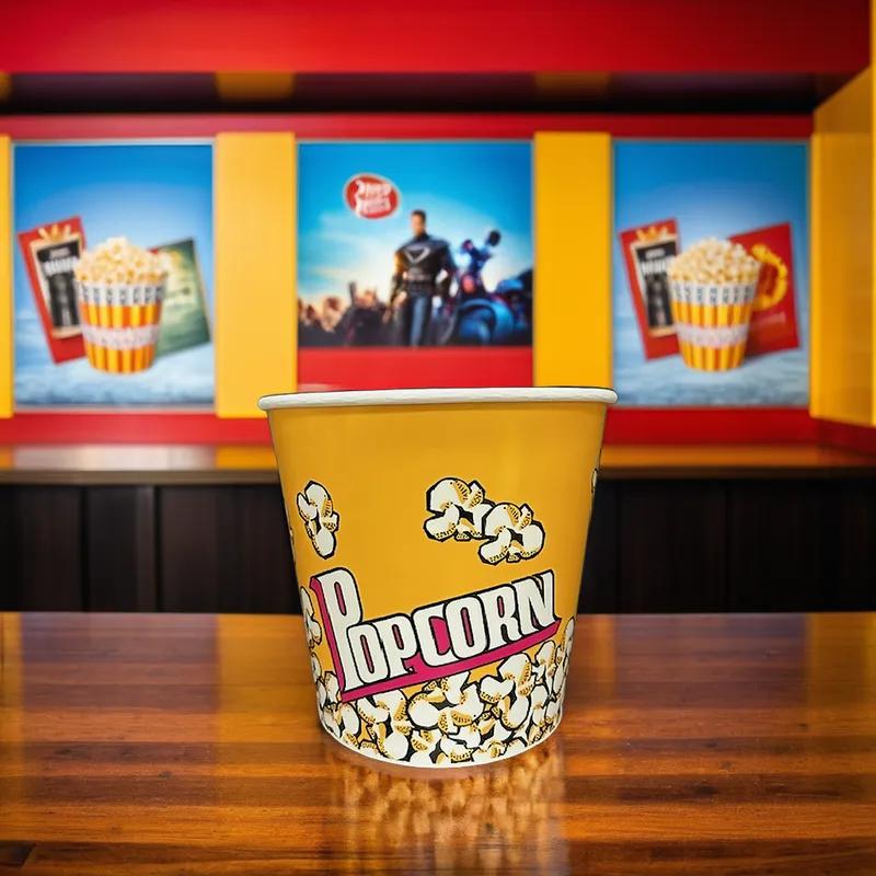 Victoria Bay Popcorn Bucket & Tub 170 OZ Paper Stock Print 120/Case