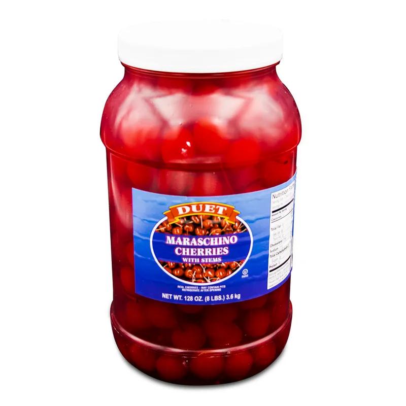 Whole Maraschino Cherries 1 GAL With Stem 1/Jr