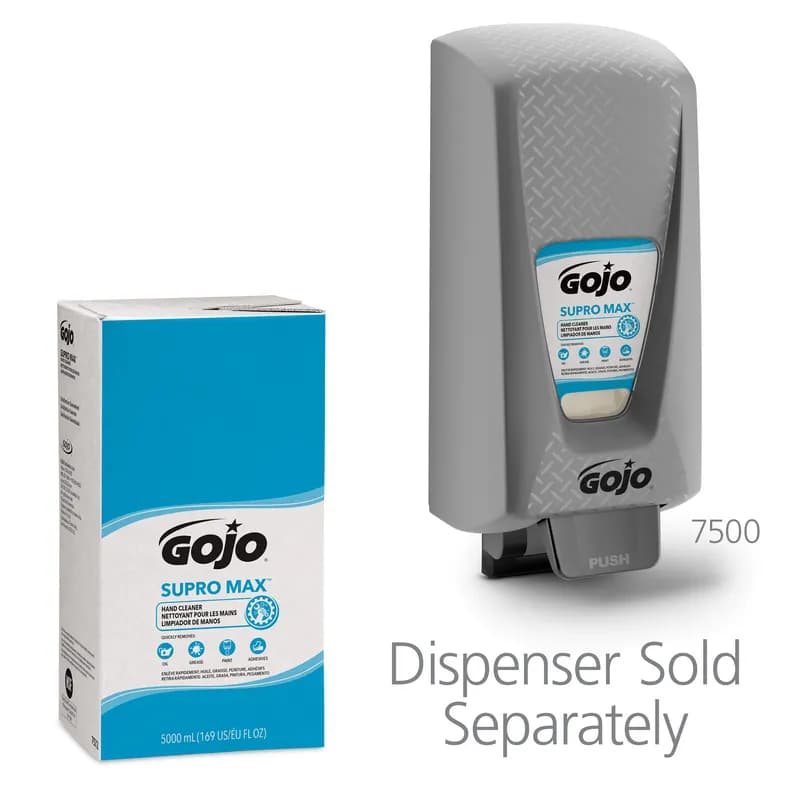 GOJO® SUPRO MAX Hand Soap Liquid 5000 mL 4.75X6.56X12.13 IN Beige Refill For PRO TDX 5000 2/Case