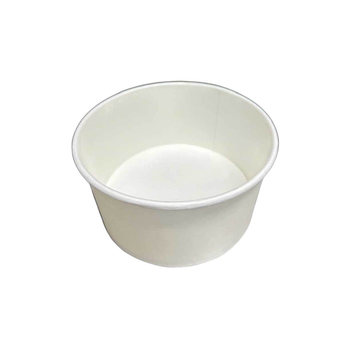 Victoria Bay Hot Food Container Base 24 OZ Double Wall Poly-Coated Paper White Round 600/Case