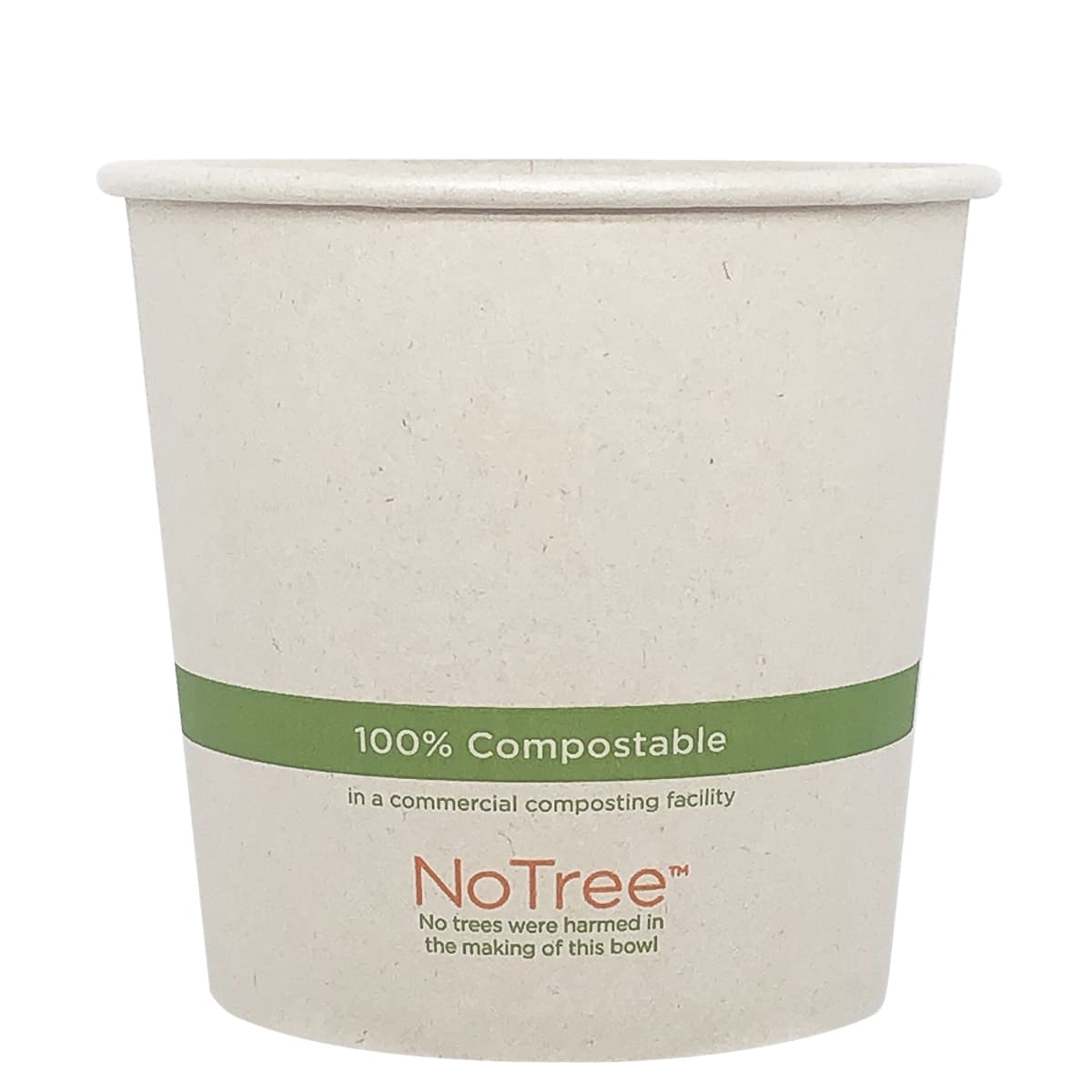 NoTree® Food Container Base 24 OZ Paper 500/Case