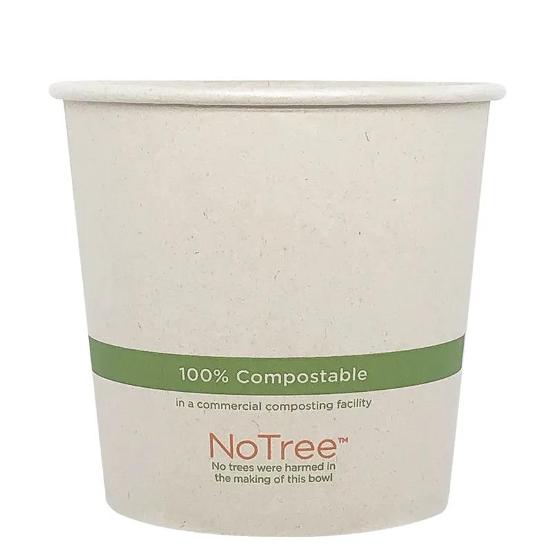 NoTree® Food Container Base 24 OZ Paper 500/Case