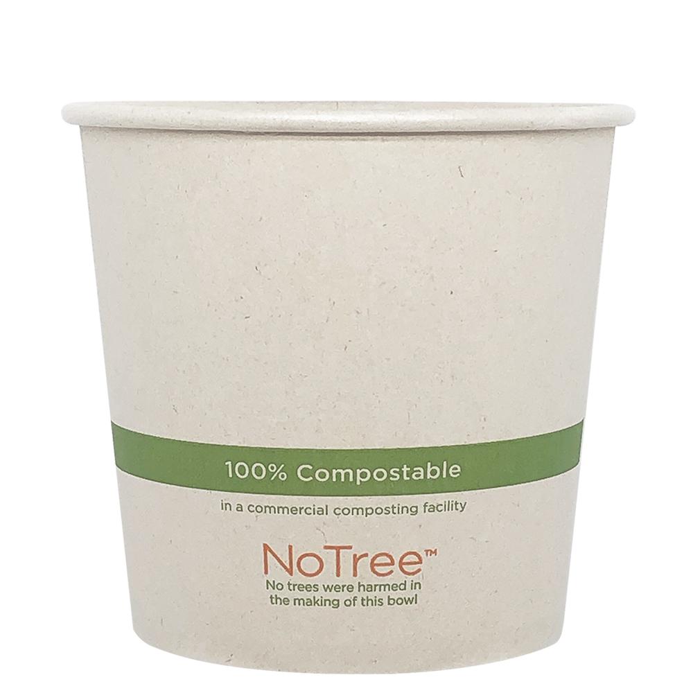 NoTree® Food Container Base 24 OZ Paper 500/Case