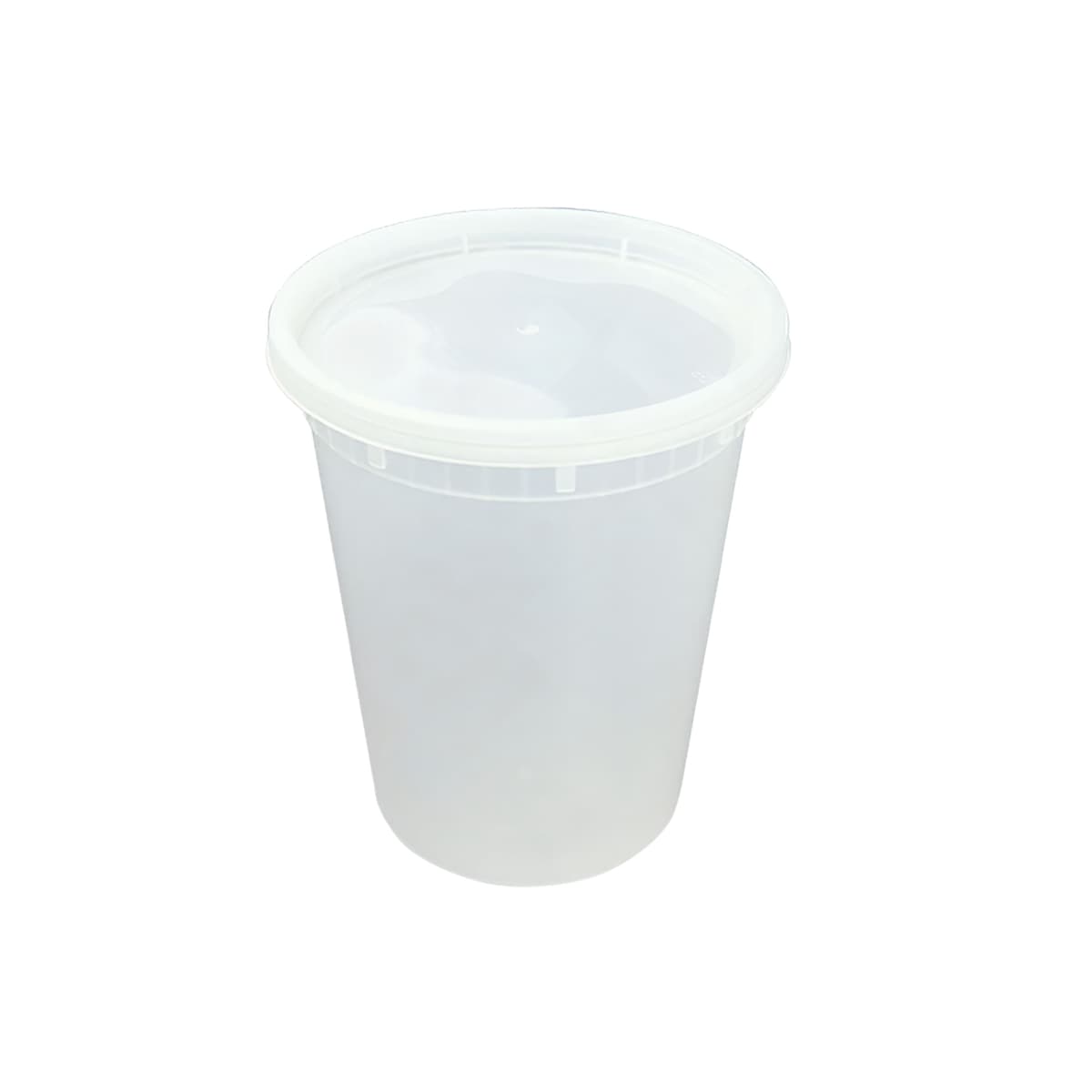 Deli Container Base & Lid Combo 32 OZ PP Clear Round 250/Case