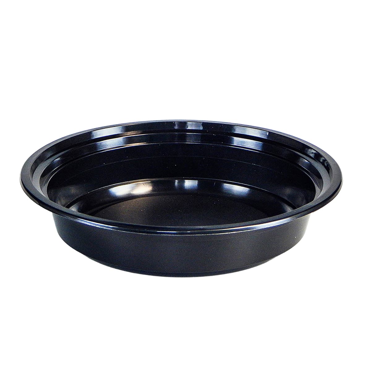 Take-Out Container Base 24 OZ PP Black Round 300/Case