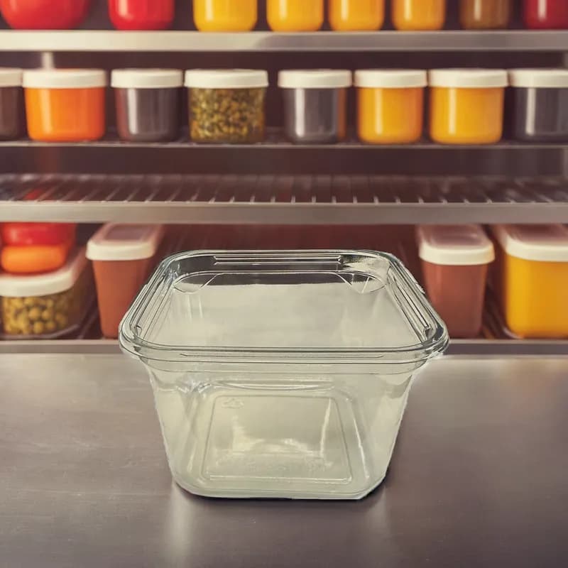 Victoria Bay Deli Container 16 OZ PET Clear Square 600/Case
